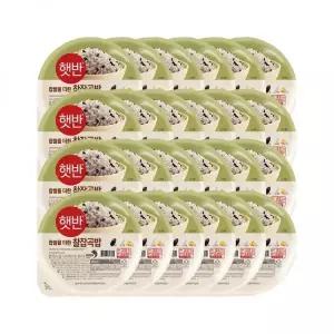 매장정품 CJCHEILJEDANG 햇반 찰잡곡밥 210g 3개입 4+4개 (총 24개)