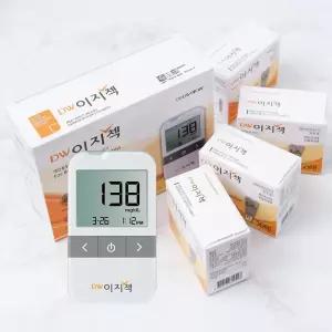 올메디쿠스 DW 이지첵 혈당계+시험지200매+침200개+솜200매 혈당측정기