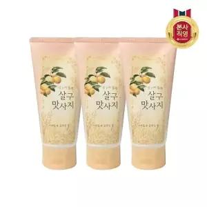 [엘지생활건강]온더바디 살구 스크럽 앤 클렌징 폼 120g x3개