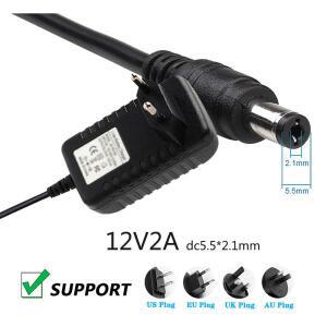 DC 전원 공급 장치 12V 2000MA 어댑터 LCD  라우터 셋톱 박스  영국 플러그 AU 5.5*2.1MM