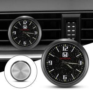 미니 소형 전자 시계 자동차 에어벤트 클립 쿼츠 (혼다 호환 무겐 파워 시빅 어코드 CRV Hrv CBR VTEC VFR