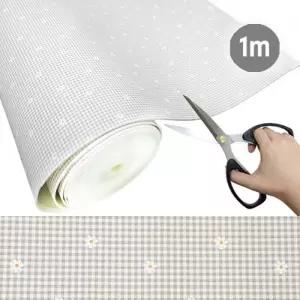 신혼집 체크꽃 잘라쓰는 보온매트 180x1m DIY 감성인테리어 거실 셀프시공