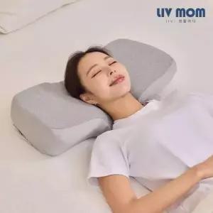 [리브맘]프리미엄 3D 경추 메모리폼 국민베개 2개+커버2개