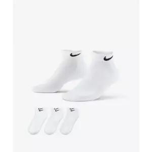 NIKE 나이키 에브리데이 쿠션 트레이닝 로우 삭스(3켤레) - 화이트:블랙 / SX7670-100