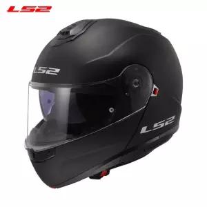 LS2 FF908 STROBE II MATT BLACK 오토바이 시스템 헬멧 플립업