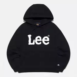 LEE 빅 트위치 로고 후드 티셔츠 블랙