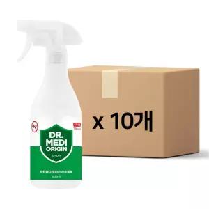 25년형 닥터메디 오리진스프레이 손소독제 500mlx10개/휴대용/겔소독제/겔형/소독제/다용도/살균제/대용량