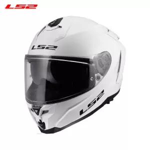 LS2 FF817 CHALLENGER II SOLID WHITE 오토바이 풀페이스 헬멧