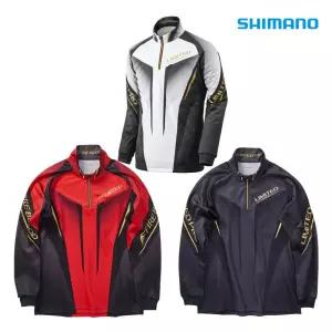 시마노 리미티드 프로 하프 집업 웜 셔츠 SH-110X 바다 갯바위 찌 낚시옷 겨울 보온 티 낚시복