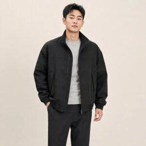 남성 가을 스탠드카라 블루종 자켓 캐주얼 집업 점퍼 데일리 아우터