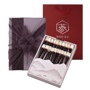 행복한홍삼 수제 도라지정과 보자기 선물 세트 500g, 2개