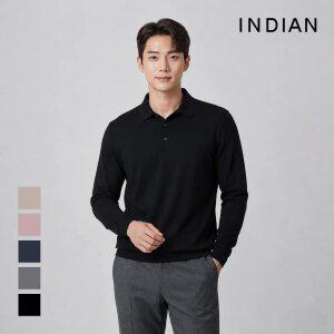 [INDIAN] 울혼방 솔리드 폴로에리_MIVBL3F8161