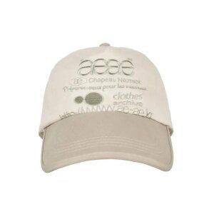 (국내배송정품) [9월 23일 배송] AEAE WEB LOGO 5 PANNEL BALL CAP - [KHAKI] A231UAA