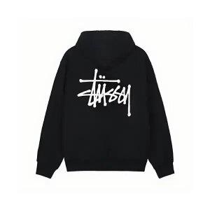 [기모선택]스투시 베이직 후드 집업 Stussy Basic Zip Hoodie 남녀공용 커플후드집업