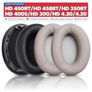 Sennheiser HD 450BT 300 4.30 400S 헤드폰 액세서리 이어 패드 쿠션 용 교체