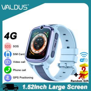 발두스 2025 뉴 VK59 4G 키즈 워치 HD 화상 통화 SOS 0.3 M픽셀 카메라 S M 카드 W F GPS 위치 추적 어린이 스마트워치 남자아이 선물