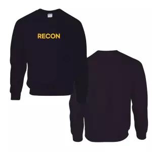 밀리터리 RECON 기모 맨투맨 네이비 옐로우