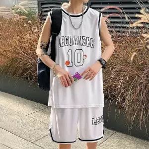 Yanrz 농구복 세트 남자 여름 트레이닝복 나시반바지 투피스 24CY509F