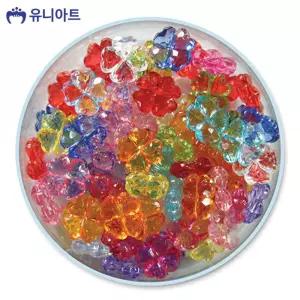 유니아트 5000통 (모양비즈 42번) 크리스탈비즈 (크로바) (P0000CHC)