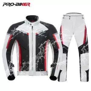 HEROBIKER 방수 오토바이 자켓 남자 레이싱 EVA 보호 기능이있는 웨어러블 바지 모토 의류