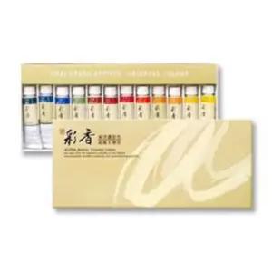 오피스 문구 알파 골드 한국화물감 채향 15ml 12색 [BYB49542]