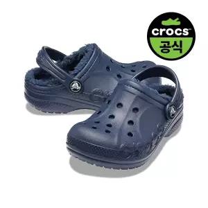 [보리보리/크록스 슈즈]크록스공식 키즈 BAYA LINED CLOG K NAVY (23FKCL207500)
