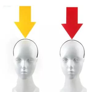 파랑새백화점 화살표머리띠 페스티벌악세사리