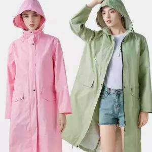 후드 여성 레인코트 우의 여성 우비 여자 성인