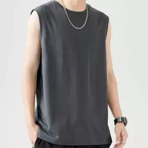 남자 오버핏 나시티 20수 면 민소매 여름 통기성 운동 데일리 이너티