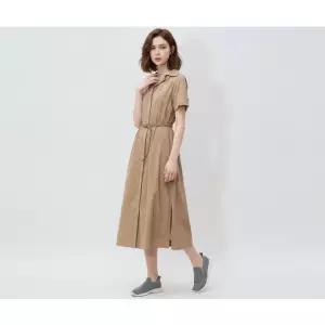 쉬즈미스 프리미엄소재 히든버튼 벨티드 원피스