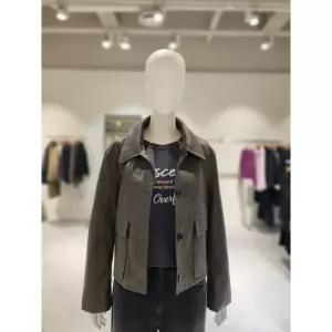 한정수량 온앤온 크롭 기장 페이크 라이더 자켓 NJL6WM999 2833352