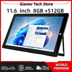 11.6인치 윈도우 11 태블릿 PC Pad1162 인텔 셀러론 8GB 램 512GB 롬 64비트 N4100 CPU 쿼드 코어 WIFI HDM