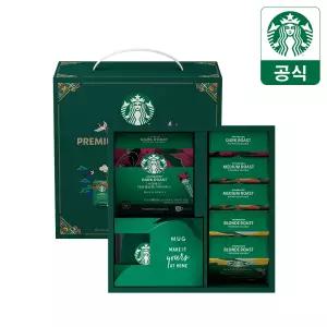 [무배+5만원이상머그] 스타벅스 파우더커피 선물세트 (80T+머그) + 쇼핑백