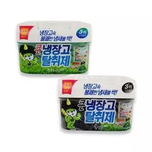 [제이큐]산도깨비 큰 냉장고 탈취제 숯/녹차 악취 냄새 제거