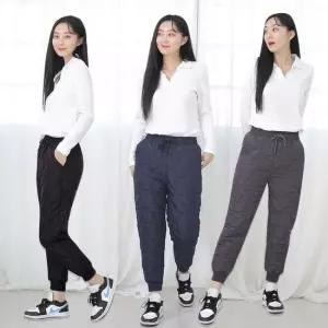 패딩바지 겨울팬츠 퀼팅 누비 솜바지 고주파 바지 패딩 방한 솜 방수 팬츠 작업복