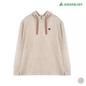 [아웃도어스/그린조이]여성 케이블 조직 후드 티셔츠_GF25KL56W