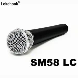 Lokchonk 다이나믹 보컬 마이크 노래 무대 스튜디오 가라오케용 핸드헬드 카디오이드 SM58LC