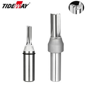 Tideway 단단한 카바이드 목재용 TCT 스트레이트 라우터 비트  MDF용 올마이티 슬롯 커팅  3 플루트  블레
