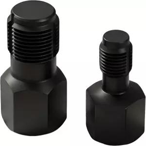 M18 x 1.5mm 및 M12 산소 센서 나사산 청소기 2개 3/8 구동부 어댑터 점화 플러그 육각 소켓 사각 수리