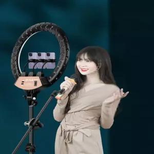 22인치 링 조명 방송용 뷰티 라이브방송 거치대 메이크업 카메라 유튜브 라이트
