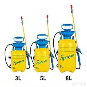 3L/5L/8L 압력 분무기 고압 공기 압축 펌프 정원용 물뿌리개 - 자동차 세차 캠핑 해변 야외 활동용