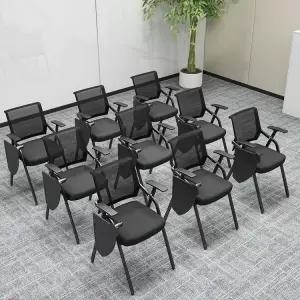접이식 일체형책걸상 1인용 학원용 간이 학교 세미나 독서실 가구 수업 필기판 자습실