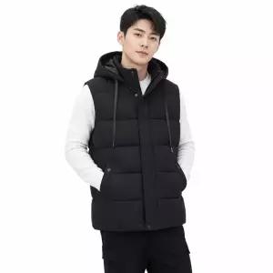 남성 롱 후드 패딩 베스트 조끼 LD-VEP-QLD738