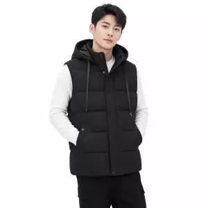 남성 롱 후드 패딩 베스트 조끼 LD-VEP-QLD738