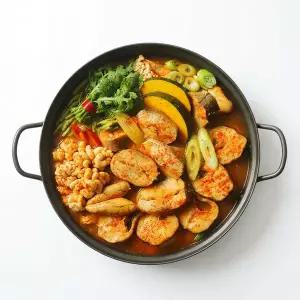 [청정한상]곤이가득 부산 동태탕 밀키트 쿠킹박스 450g 2팩(6인분).
