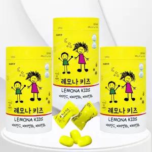 경남제약 어린이 비타민C 레모나 키즈 100정 3개, 츄어블 유아 아이 간식