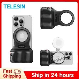 TELESIN 마그네틱 폰 카메라 촬영 핸드 그립 홀더 보조 리모컨 핸들