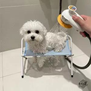 접이식 반려동물 목욕 스탠드 강아지 고양이 미용 해먹 발톱깎이 물림방지