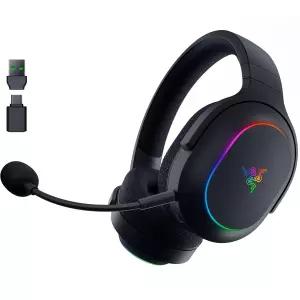 바라쿠다 X 크로마 무선 게이밍 헤드셋 2.4GHz 및 블루투스 - 경량 RGB 40mm 드라이버 카디오이드 마이크