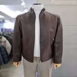 바쏘옴므 브라운 ITALY 천연 양가죽 점퍼 WSAFA5UB04A